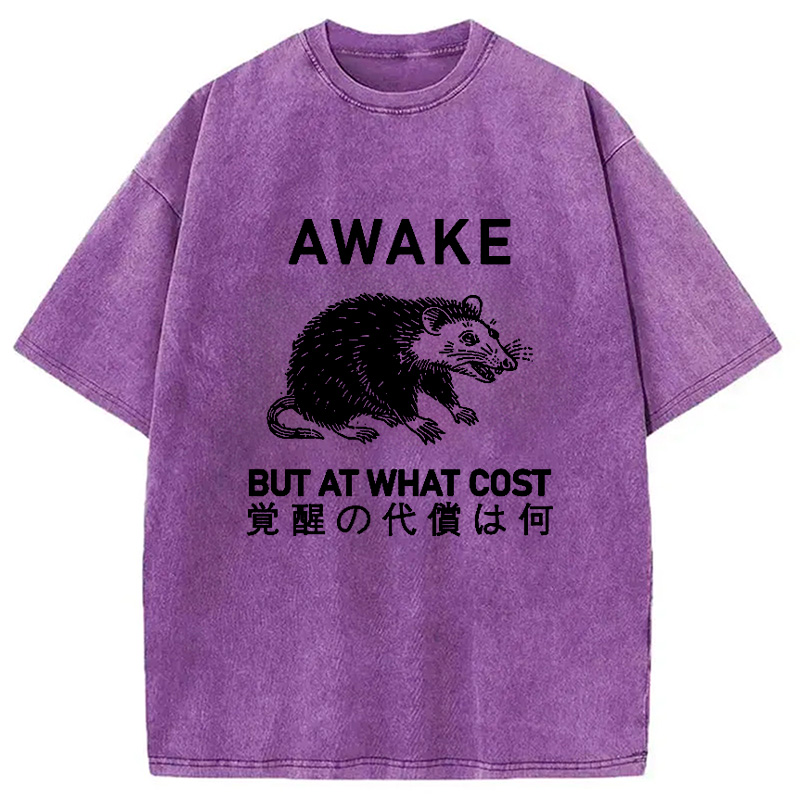 Modecanvas Desperate Possum Washed T-Shirt