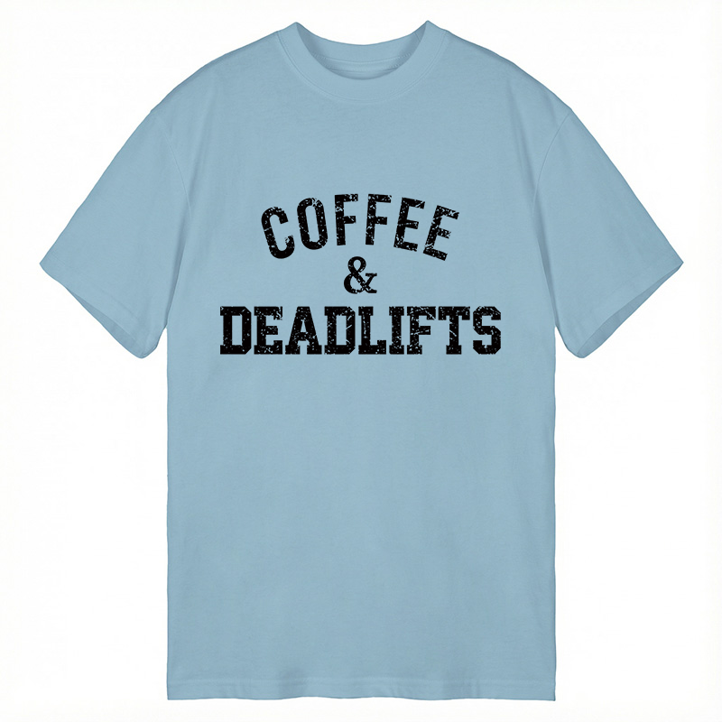 Modecanvas Coffee and Deadlifts DTG Printing Classic T-Shirt