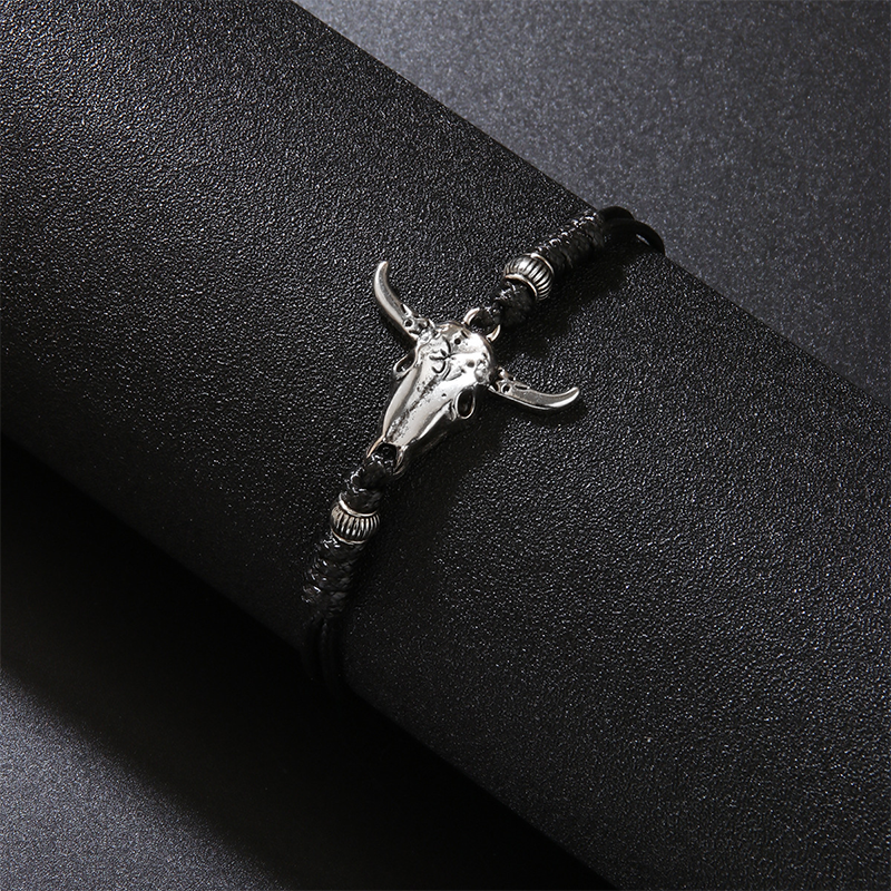 Modecanvas Demon Minotaur Braided Bracelet-modecanvas