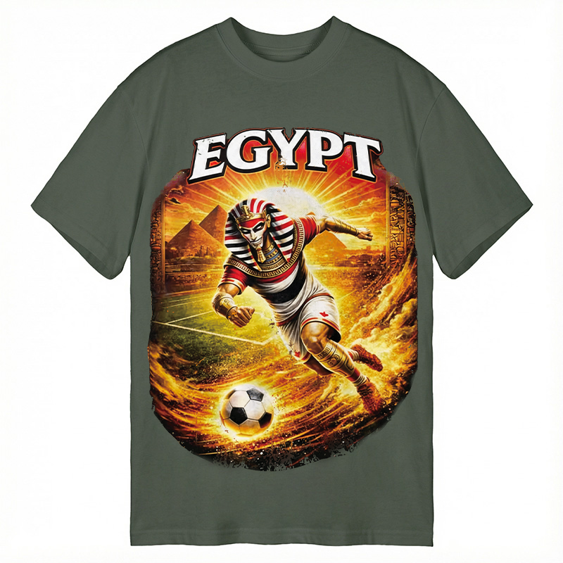 Modecanvas Egypt Soccer DTG Printing Classic T-Shirt-modecanvas