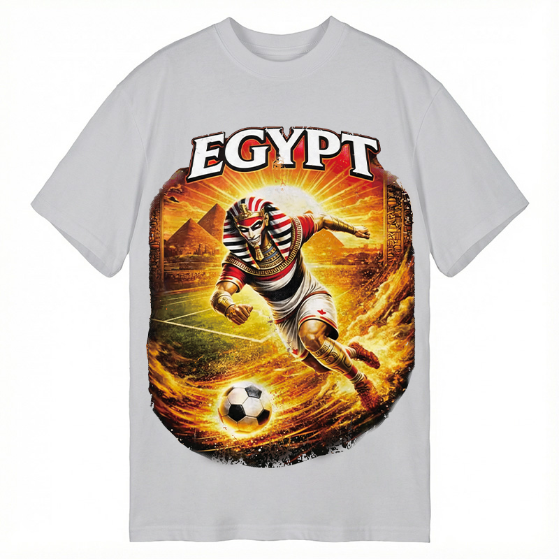 Modecanvas Egypt Soccer DTG Printing Classic T-Shirt-modecanvas