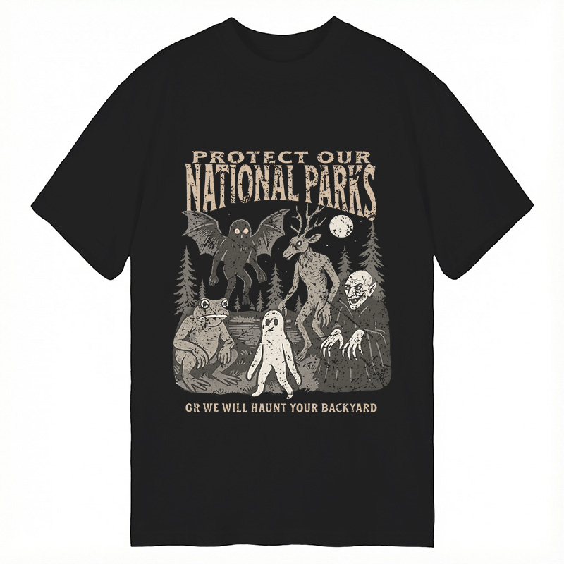 Modecanvas We Will Hurt Your Backyard DTG Printing Classic T-Shirt