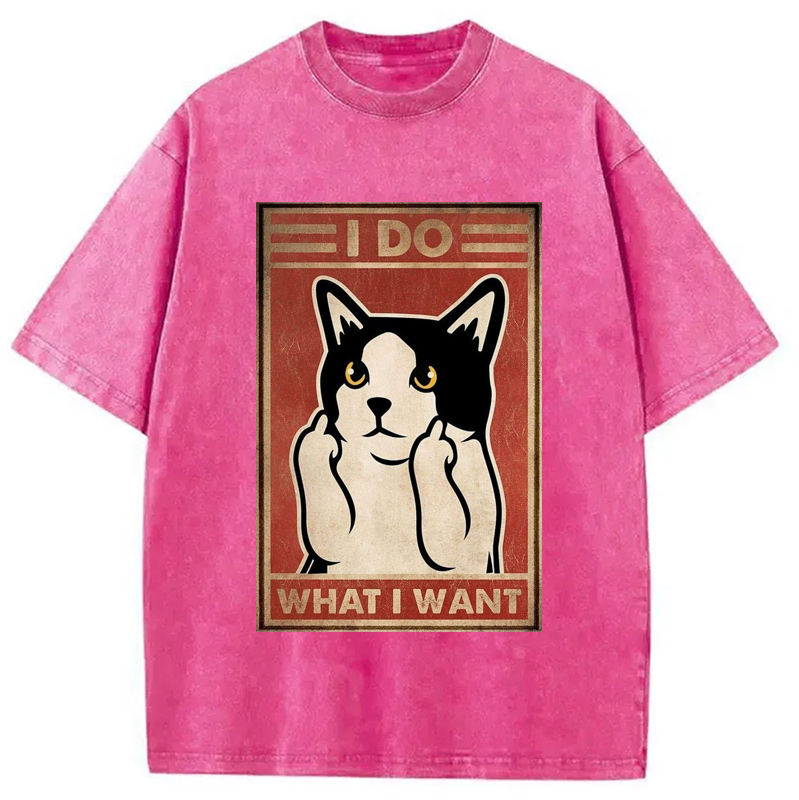 Modecanvas What I What Washed T-Shirt