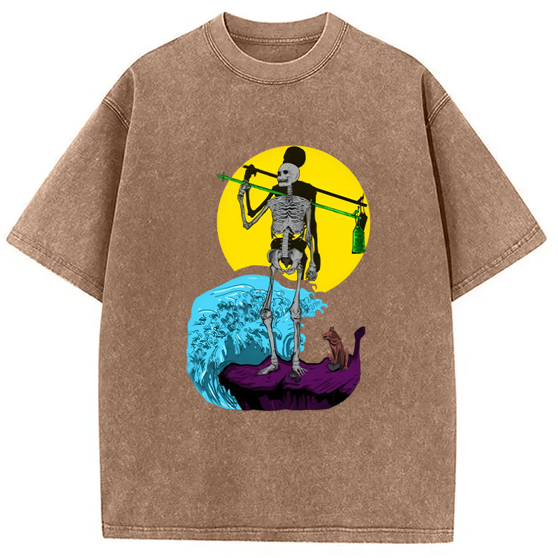 Modecanvas The Fool Tarot Washed T-Shirt
