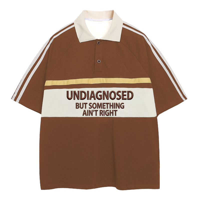 Modecanvas Undiagnosed Polo Embroidered T-Shirt