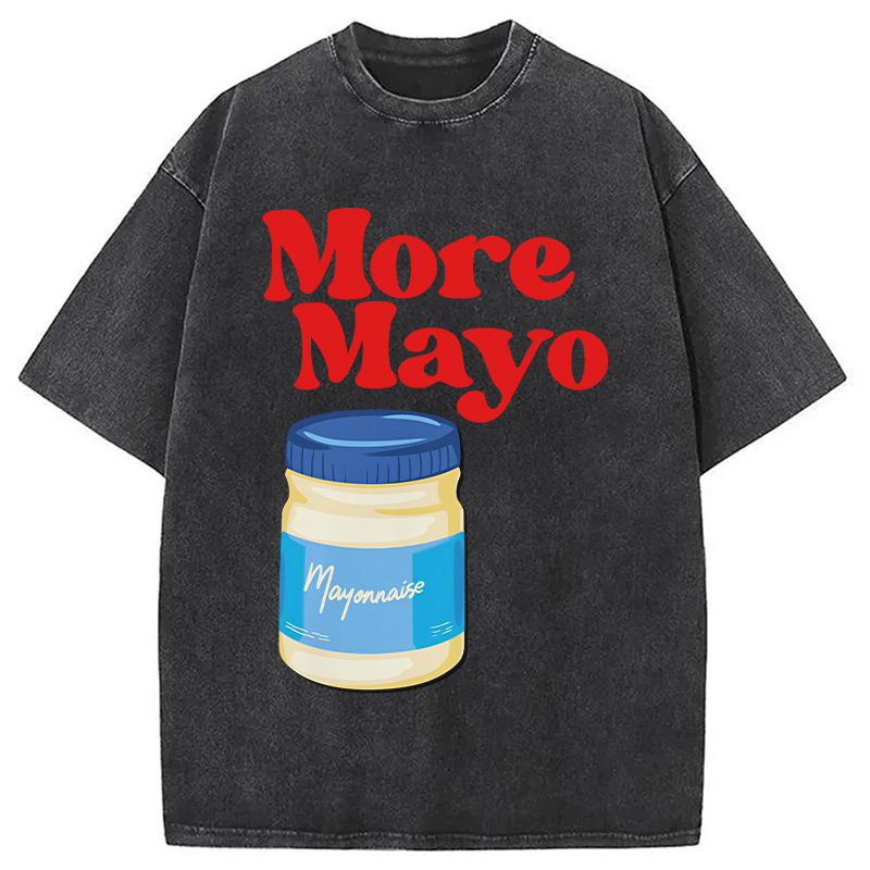 Modecanvas More Mayo Washed T-Shirt