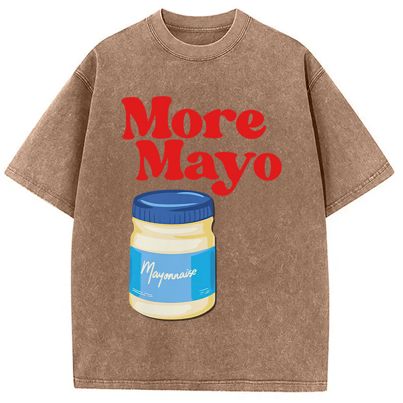 Modecanvas More Mayo Washed T-Shirt