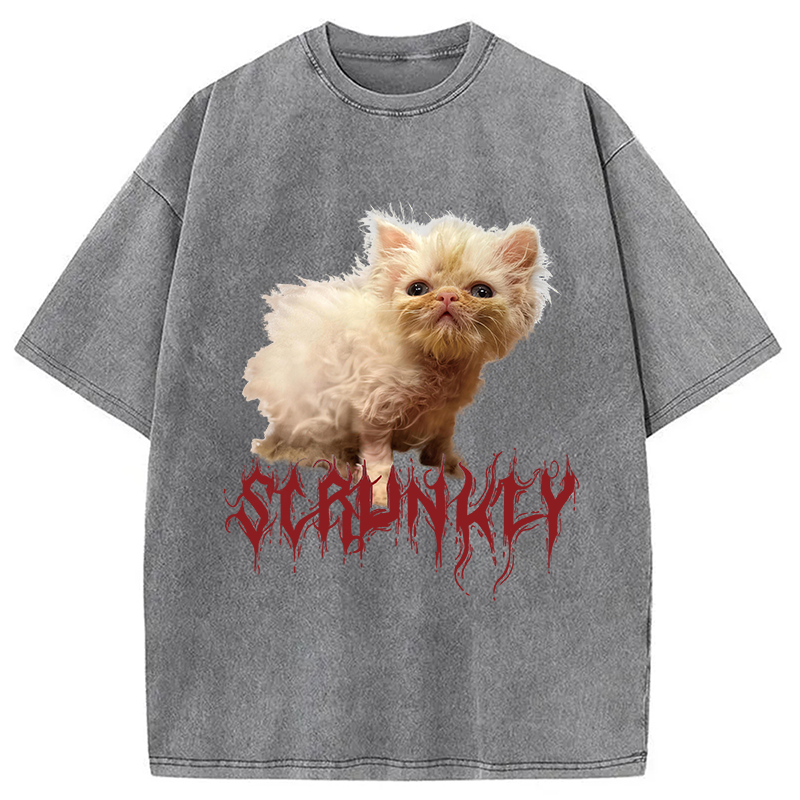 Modecanvas Scrunkly Wisp DTG Printing Washed T-Shirt