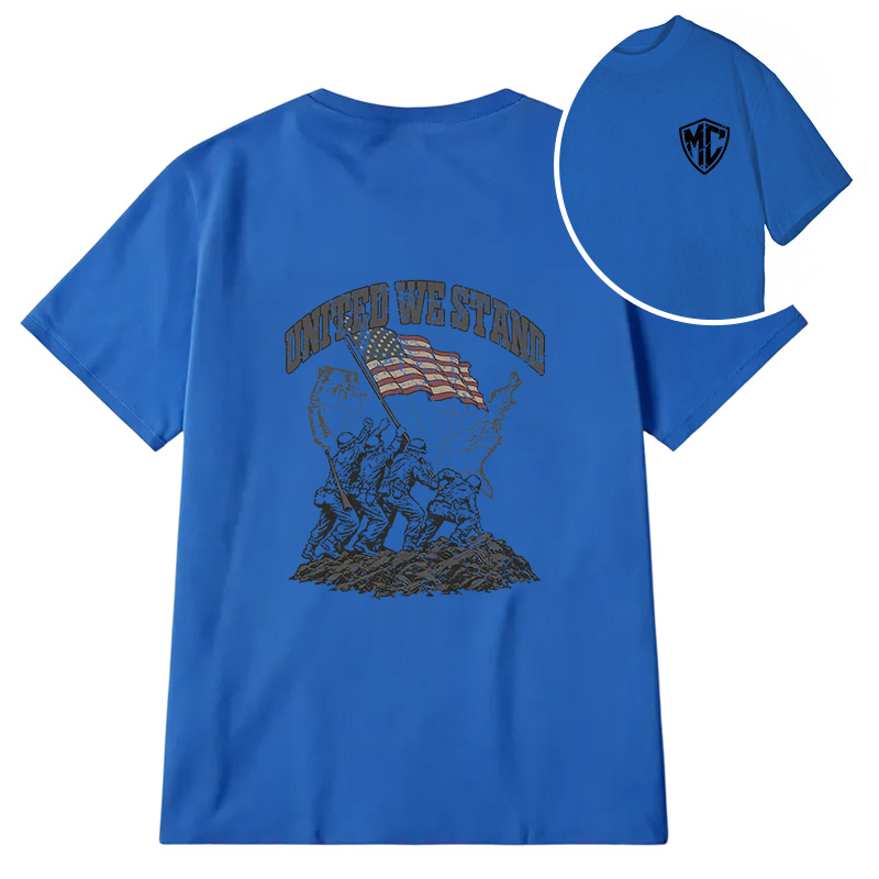Modecanvas United We Stand DTG Printing Back Classic T-Shirt