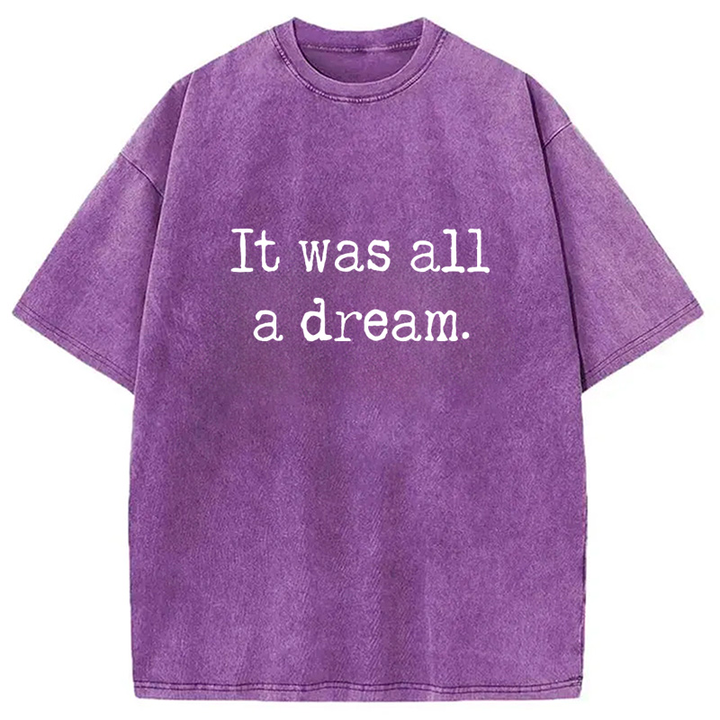 Modecanvas It Was A Dream Washed T-Shirt