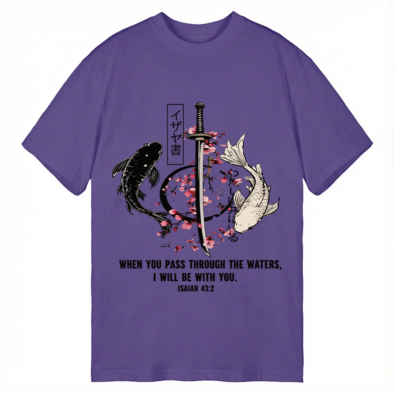 Modecanvas I Will Be With You DTG Printing Classic T-Shirt-modecanvas