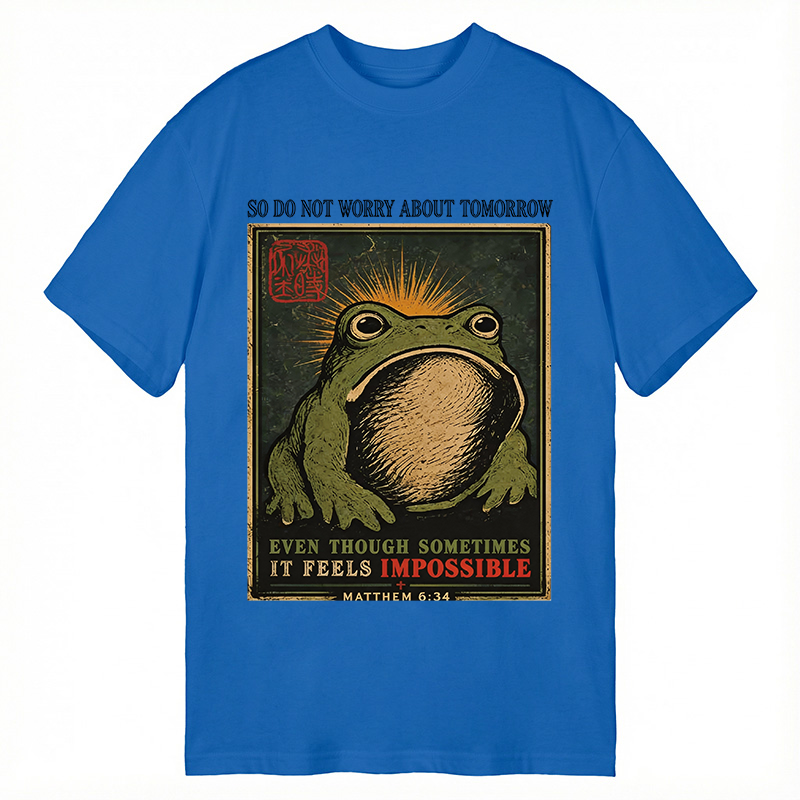 Modecanvas So Do Not Worry About Tomorrow DTG Printing Classic T-Shirt-modecanvas