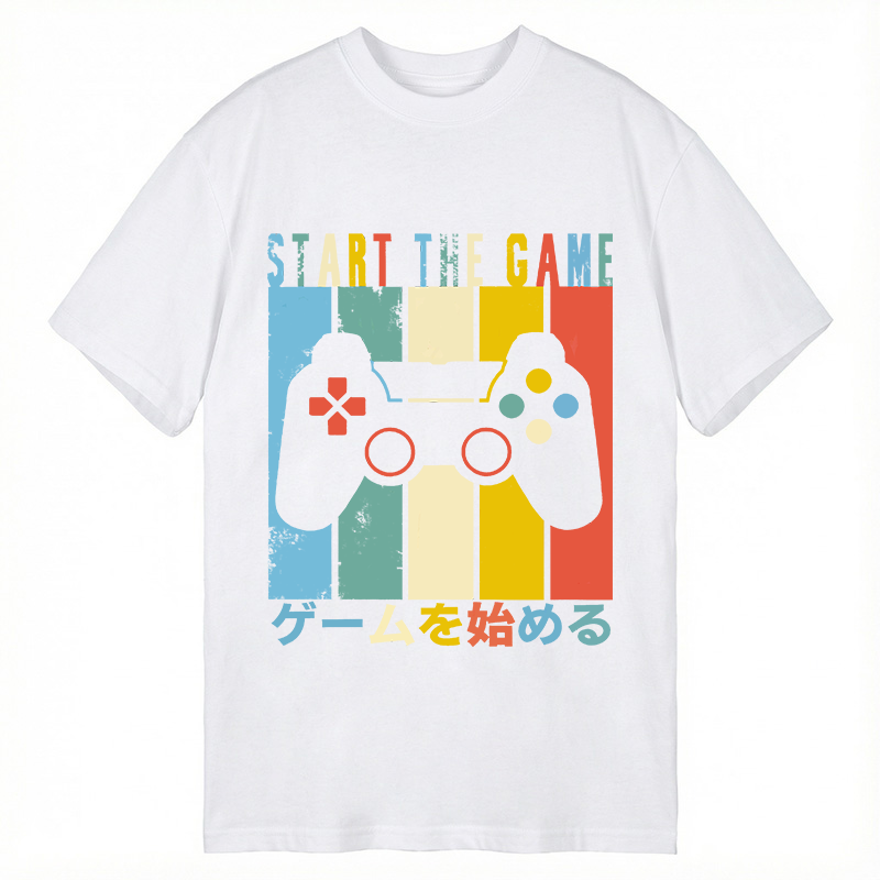 Modecanvas START THE GAME DTG Printing Classic T-Shirt-modecanvas