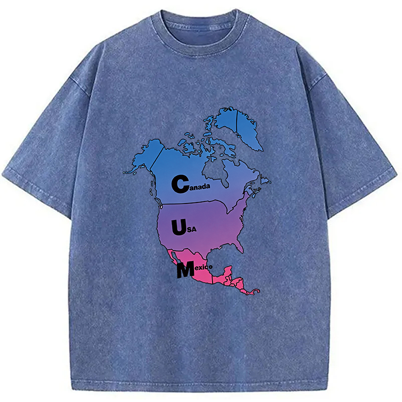 Modecanvas Canada USA Mexico DTG Printing Washed T-Shirt