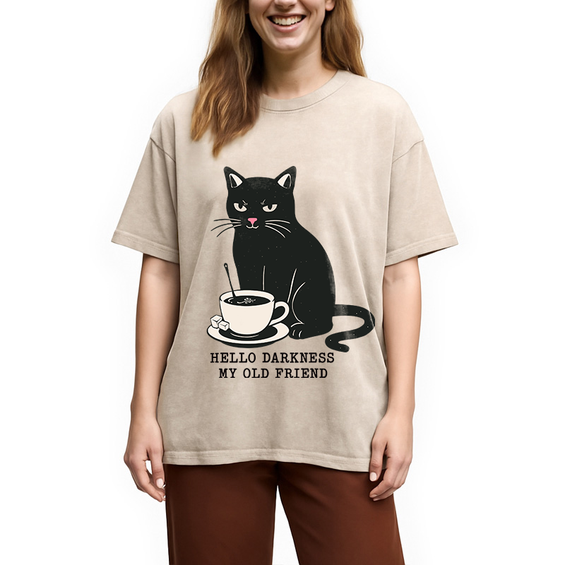 Modecanvas My Old Friend Washed T-Shirt
