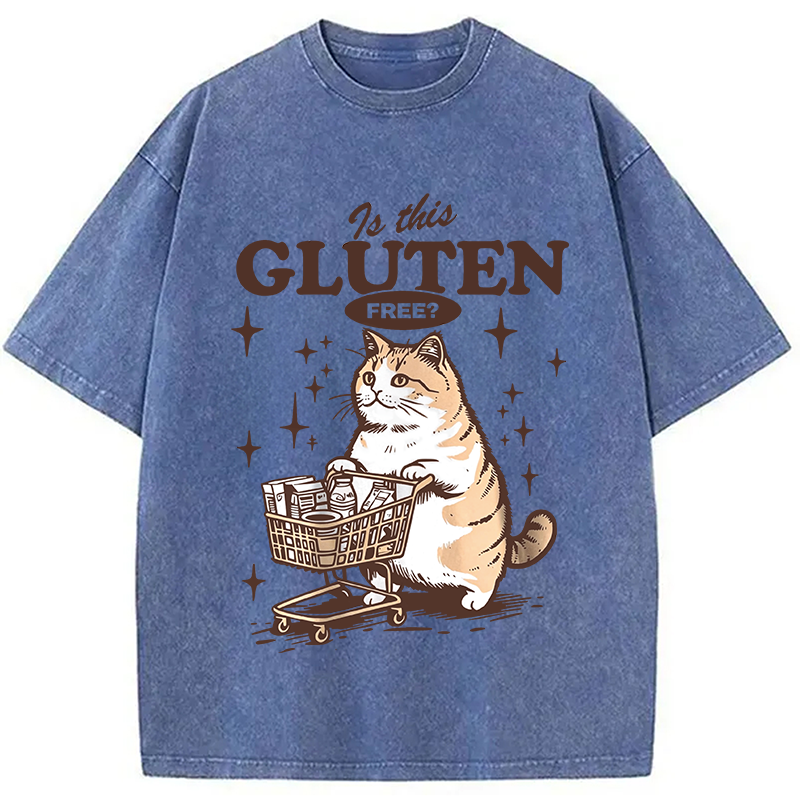 Modecanvas Is This Gluten Free DTG Printing Washed T-Shirt