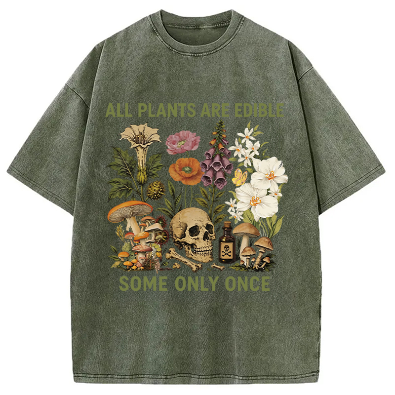 Modecanvas Some Only Once DTG Printing Washed T-Shirt