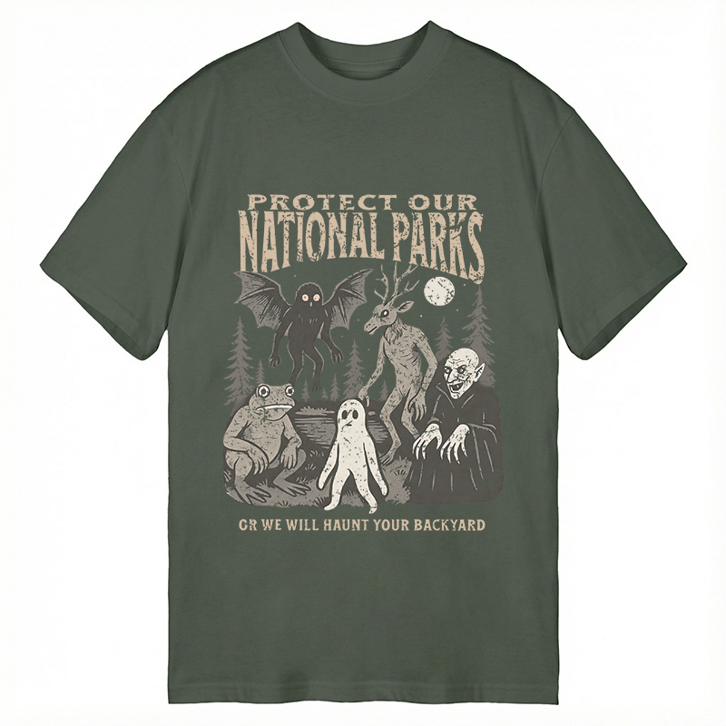 Modecanvas We Will Hurt Your Backyard DTG Printing Classic T-Shirt