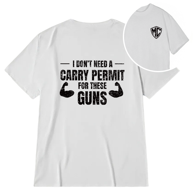 Modecanvas I Don't Need DTG Printing Back Classic T-Shirt