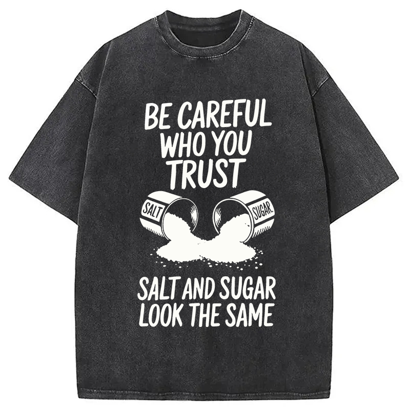 Modecanvas Be Careful DTG Printing Washed T-Shirt