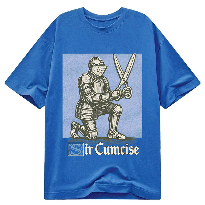 Modecanvas Funny Knight Meme DTG Printing Classic T-Shirt-modecanvas