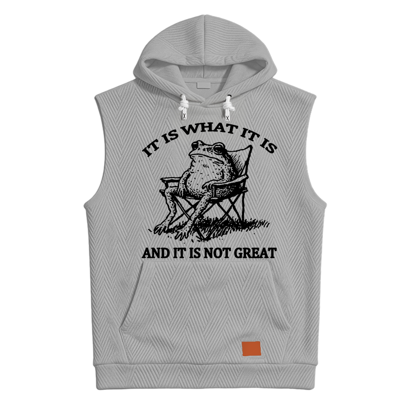 Modecanvas Resting Frog Funny Hooded Tank