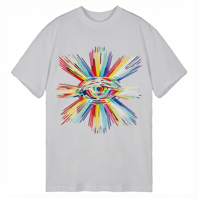Modecanvas Prism of Perception DTG Printing Classic T-Shirt-modecanvas