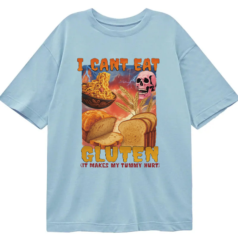 Modecanvas I Can't Eat Gluten Funny Meme Classic T-Shirt