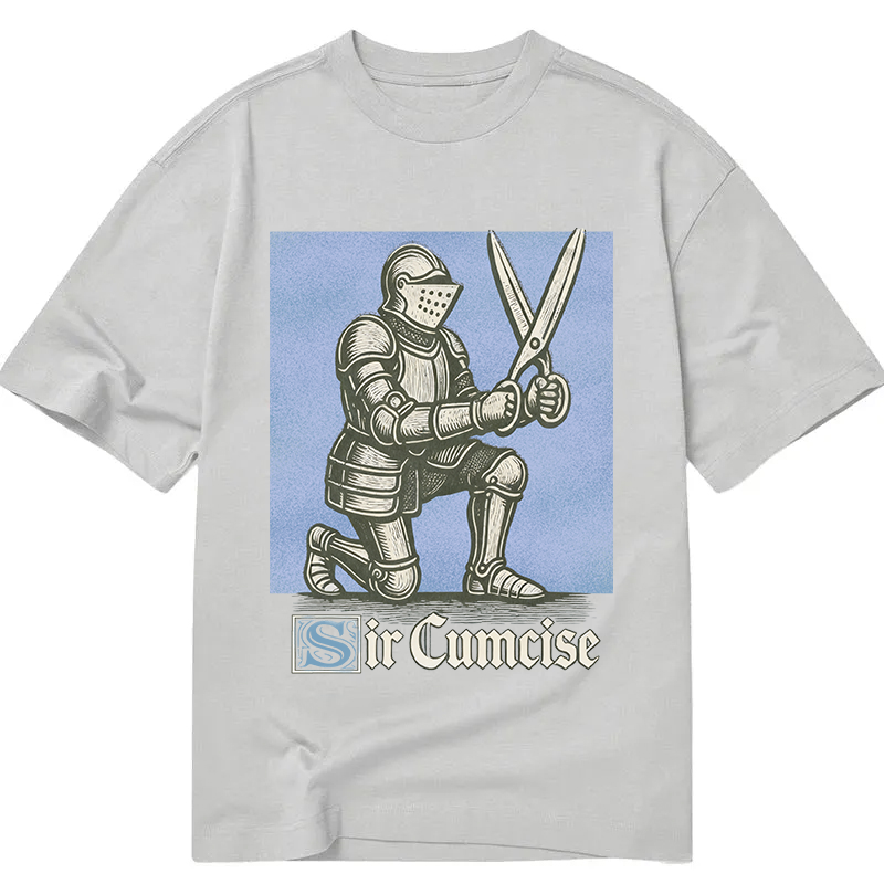Modecanvas Funny Knight Meme DTG Printing Classic T-Shirt-modecanvas