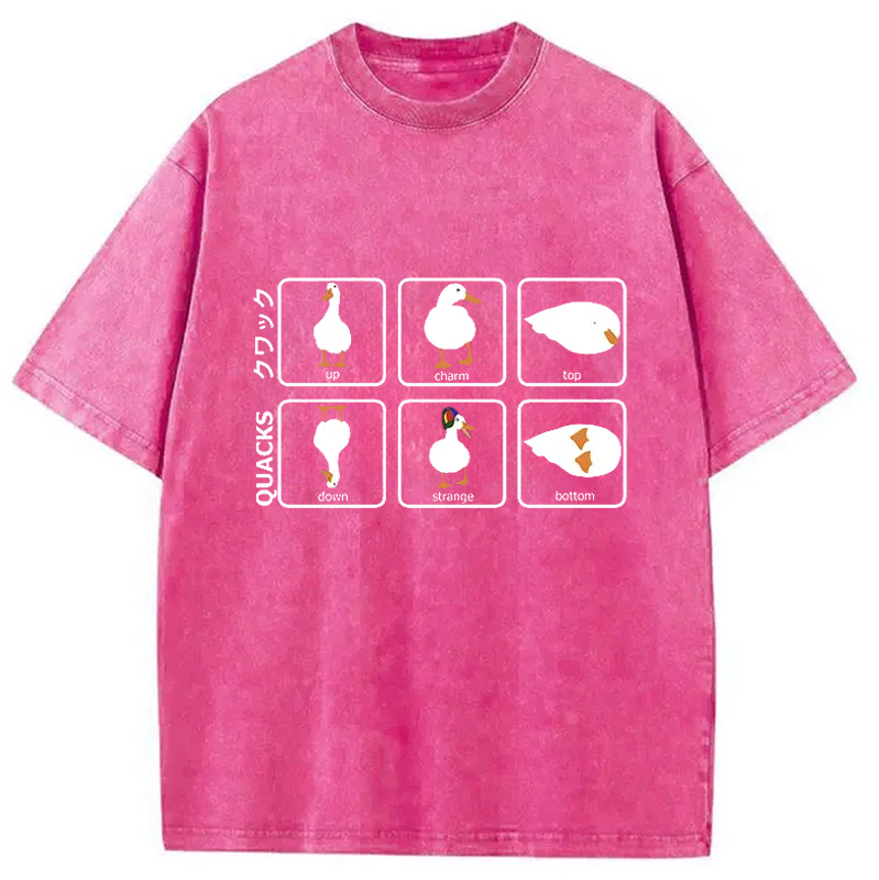 Modecanvas 3D Illustration Of A Duck Washed T-Shirt