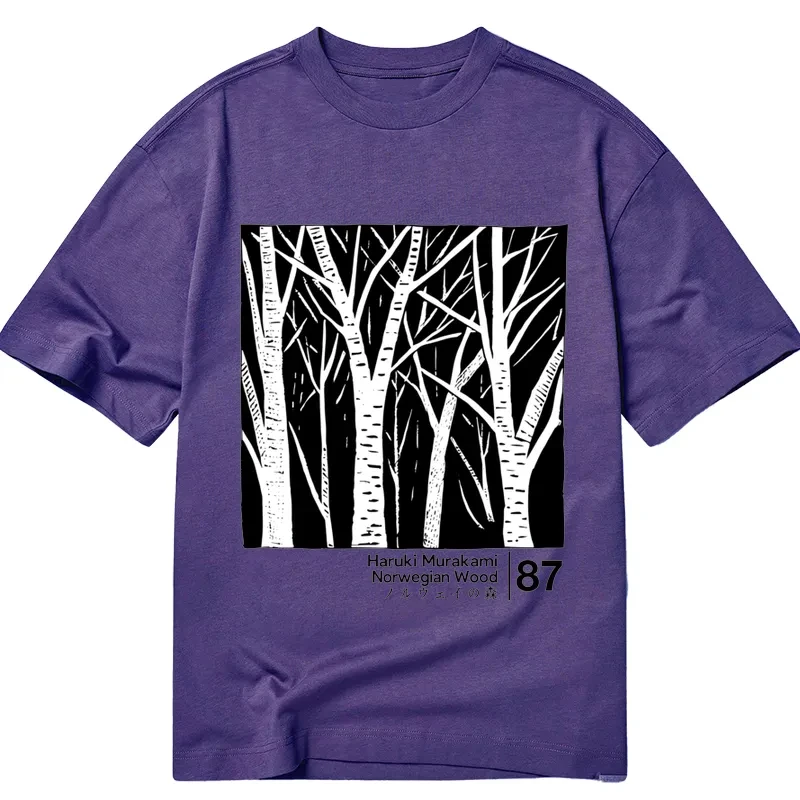 Modecanvas Norwegian Forest Japan DTG Printing Classic T-Shirt-modecanvas