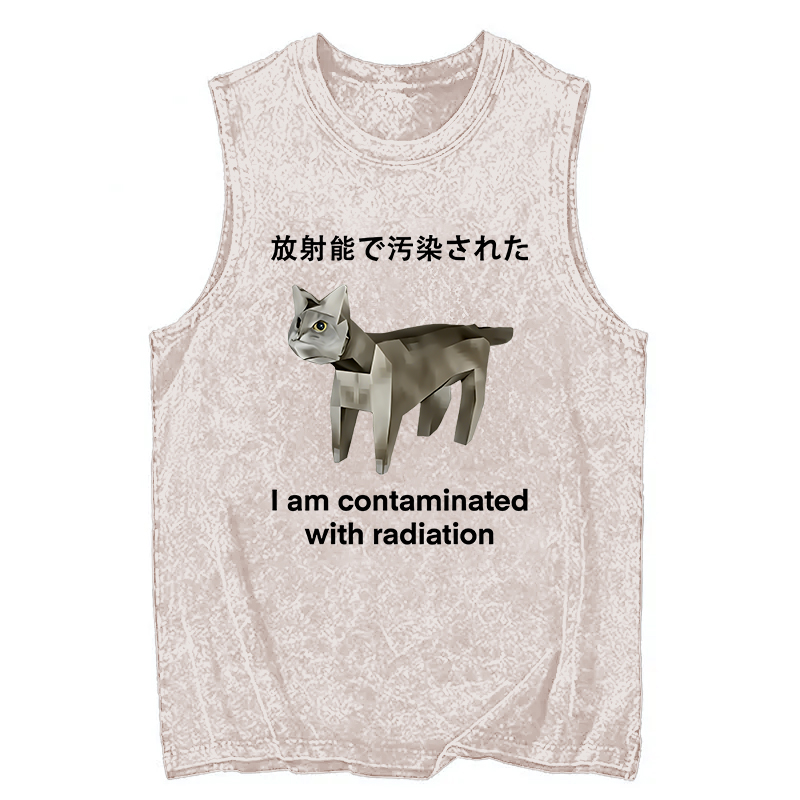 Modecanvas Cat Contaminated By Radiation Tank-modecanvas