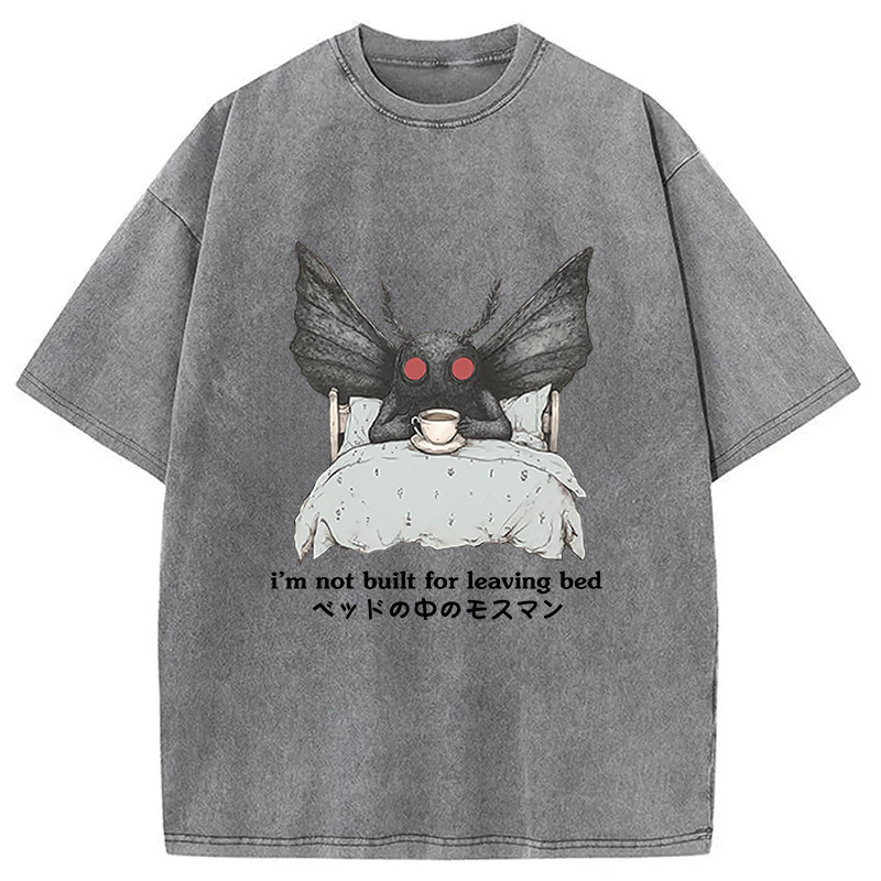 Modecanvas Mothman in Bed Washed T-Shirt