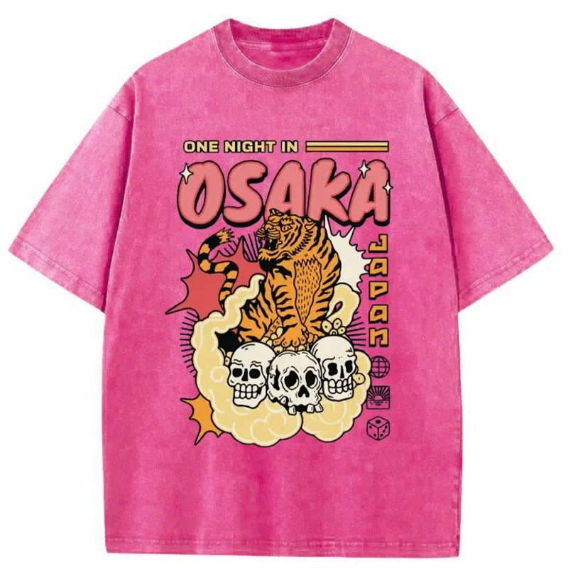 Modecanvas Osaka Tiger Washed T-Shirt