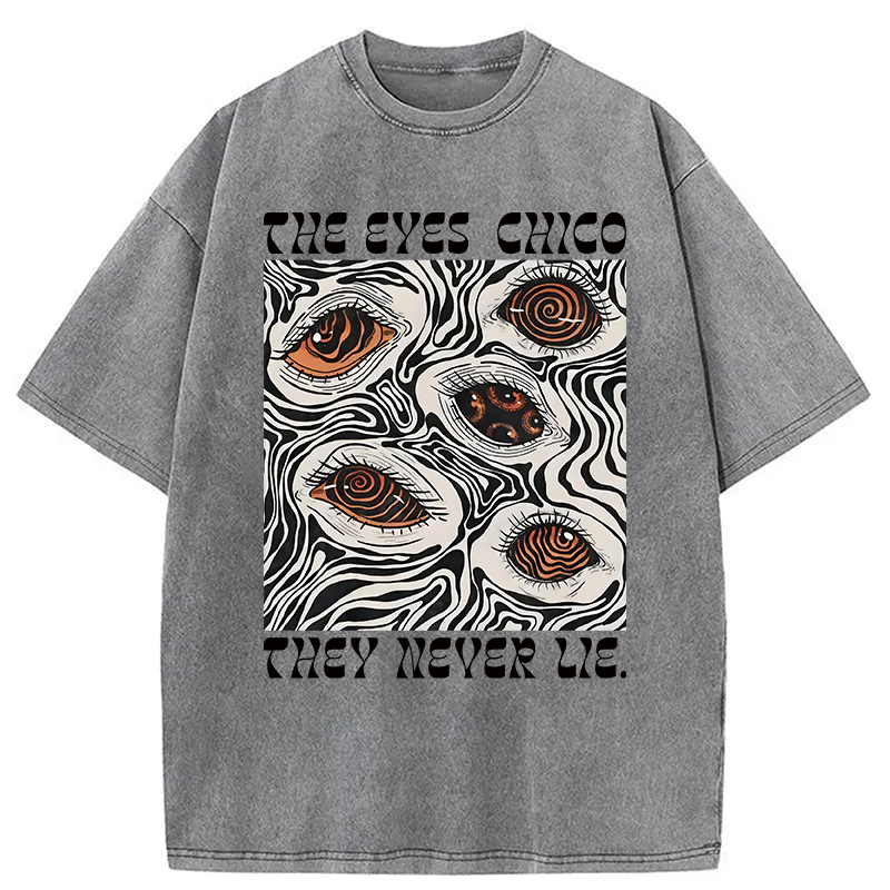 Modecanvas The Eyes Chico Washed T-Shirt