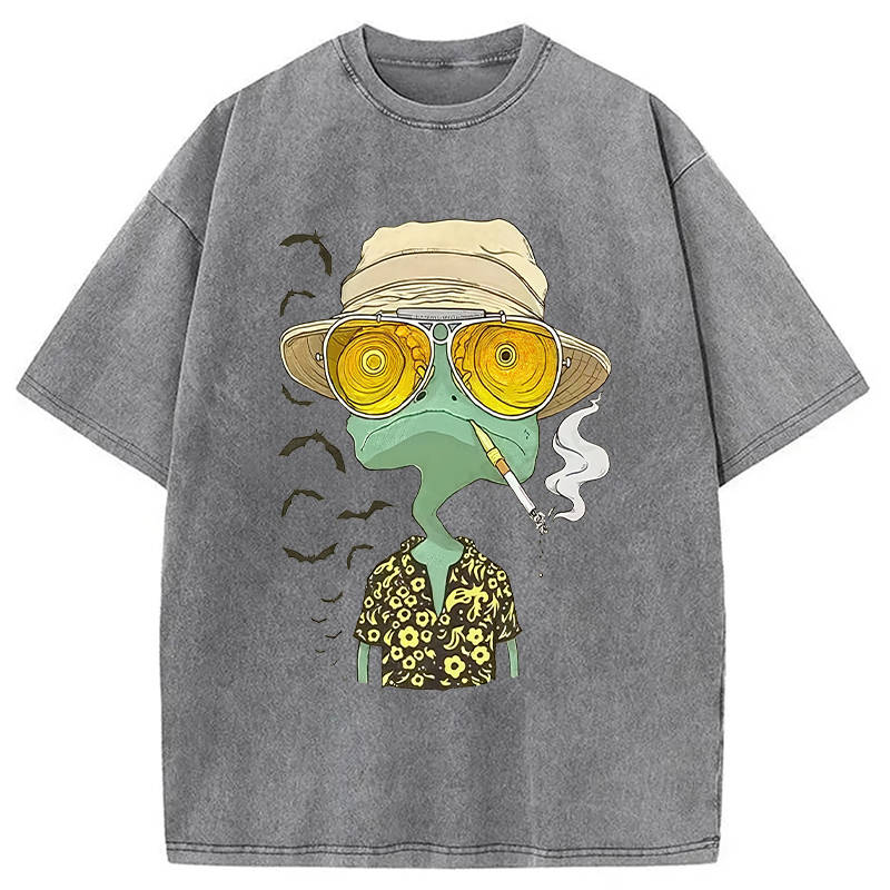 Modecanvas On Vacation Washed T-Shirt