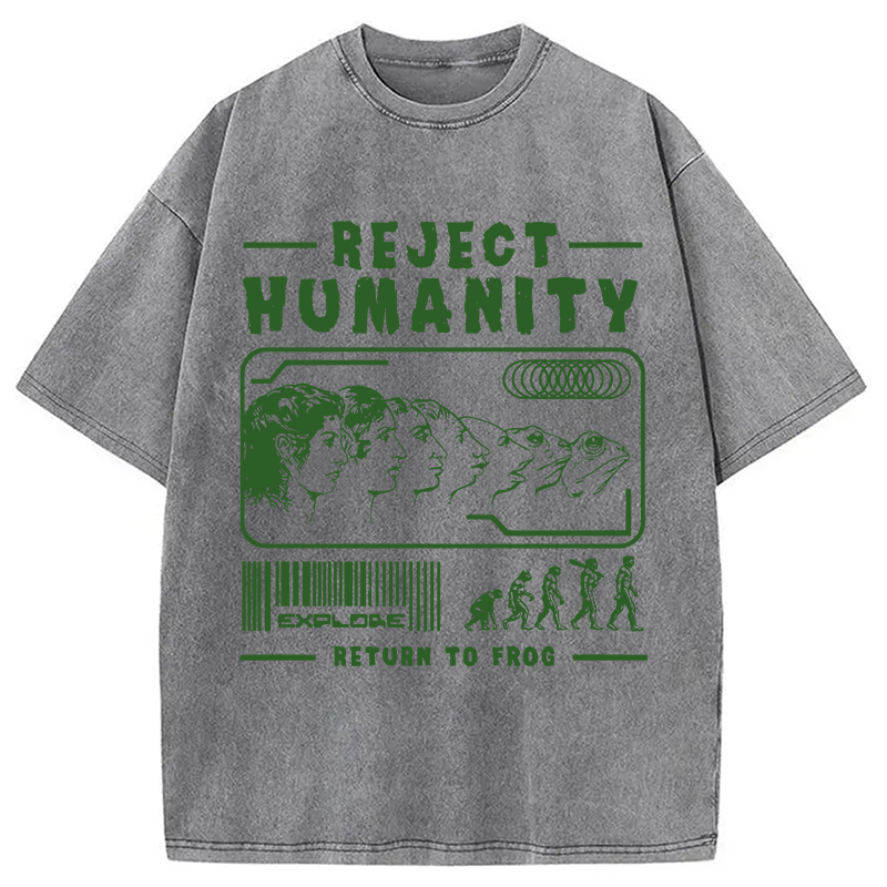 Modecanvas Return To Frog Washed T-Shirt