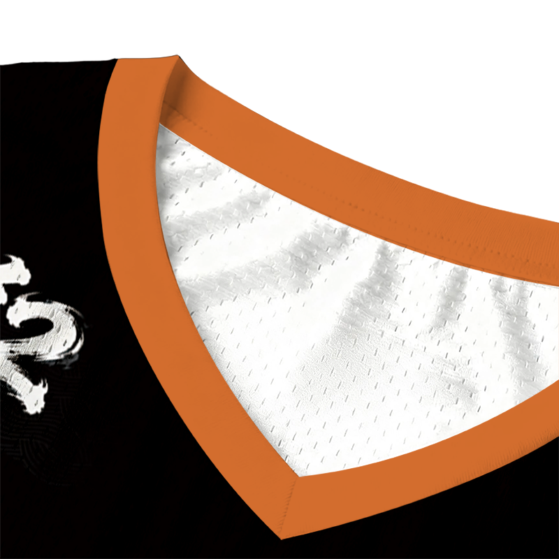 Modecanvas Orange Koi Fish Circle Jersey Tank