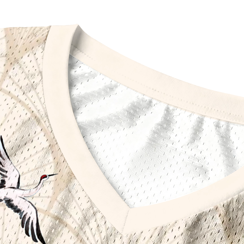 Modecanvas Various Types Of Cranes Jersey Tank