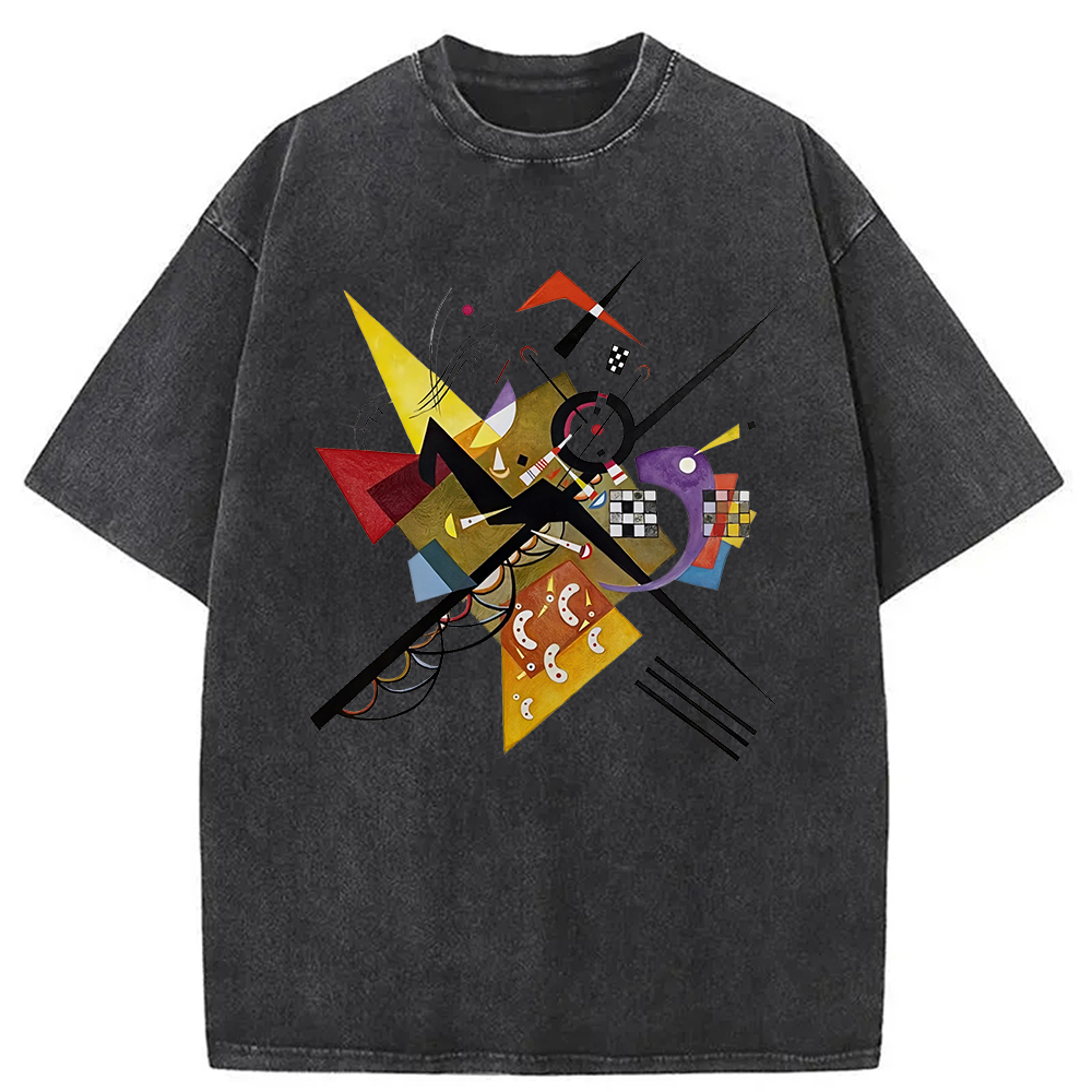 Modecanvas On White Fine Art Washed T-Shirt