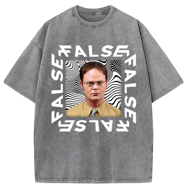 Modecanvas The Office Dwight False Washed T-Shirt