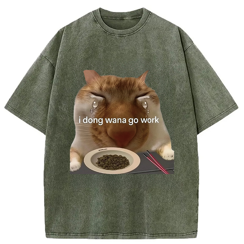 Modecanvas I Dong Wana Go Work Washed T-Shirt