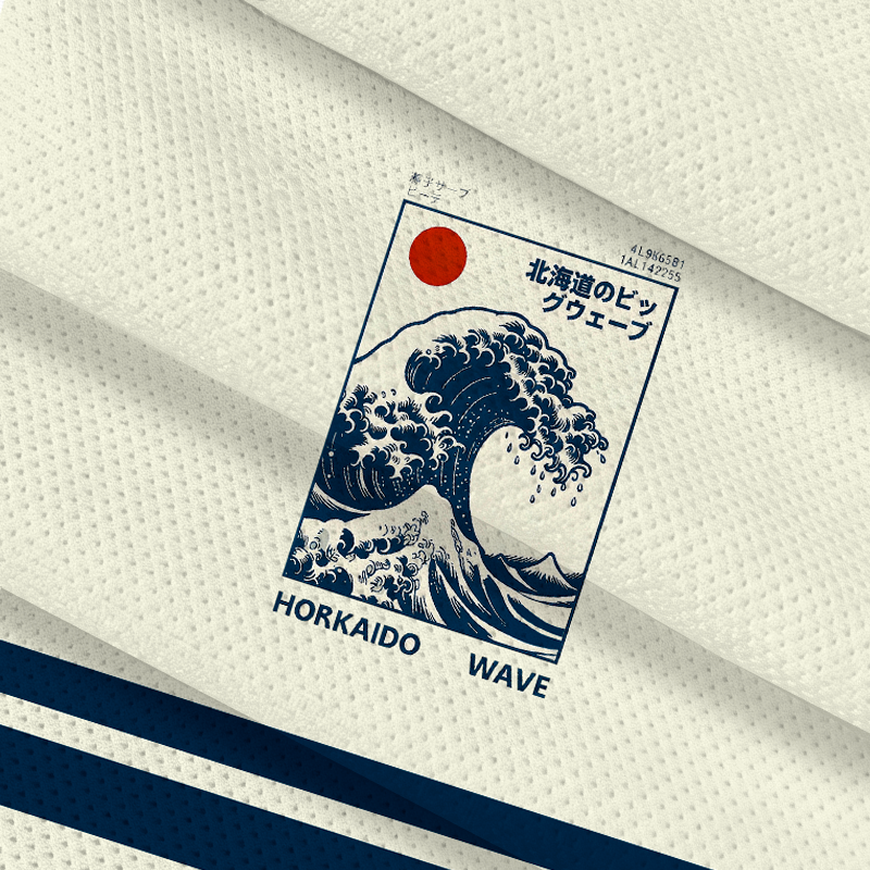 Modecanvas Hokkaido Wave Jersey Short