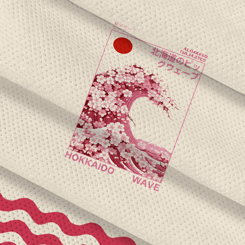 Modecanvas Sakura Surge-Hokkaido Wave Jersey Short
