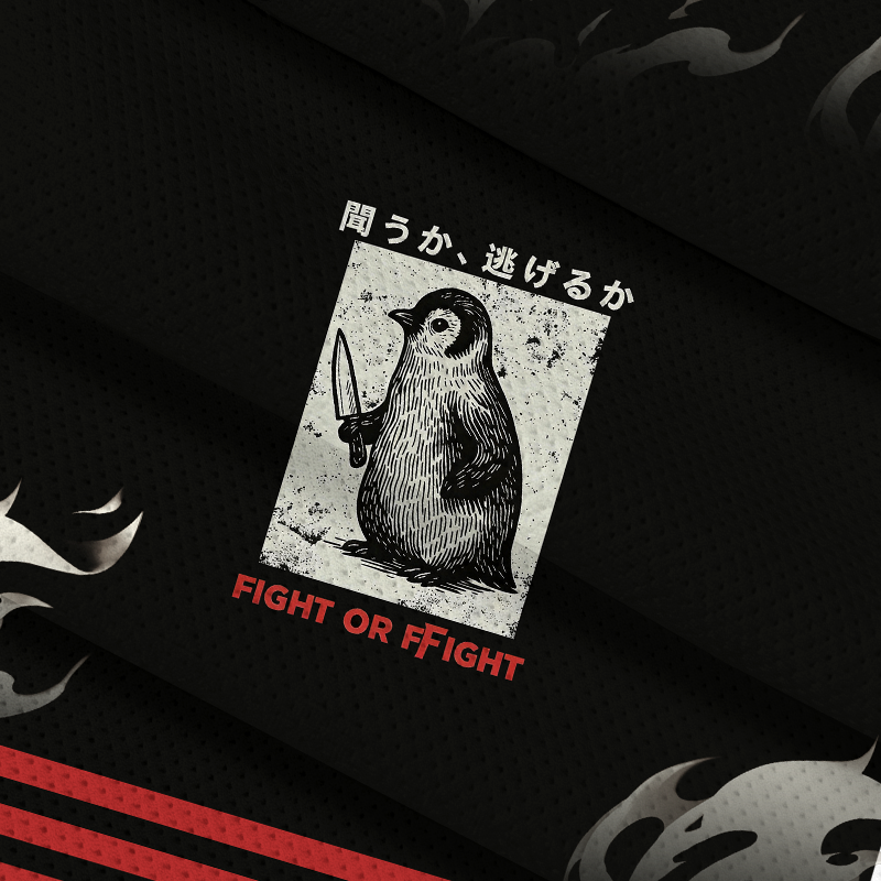 Modecanvas Fight Or Flight Funny Jersey Short