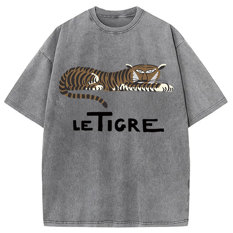 Modecanvas Le Tigre Washed T-Shirt