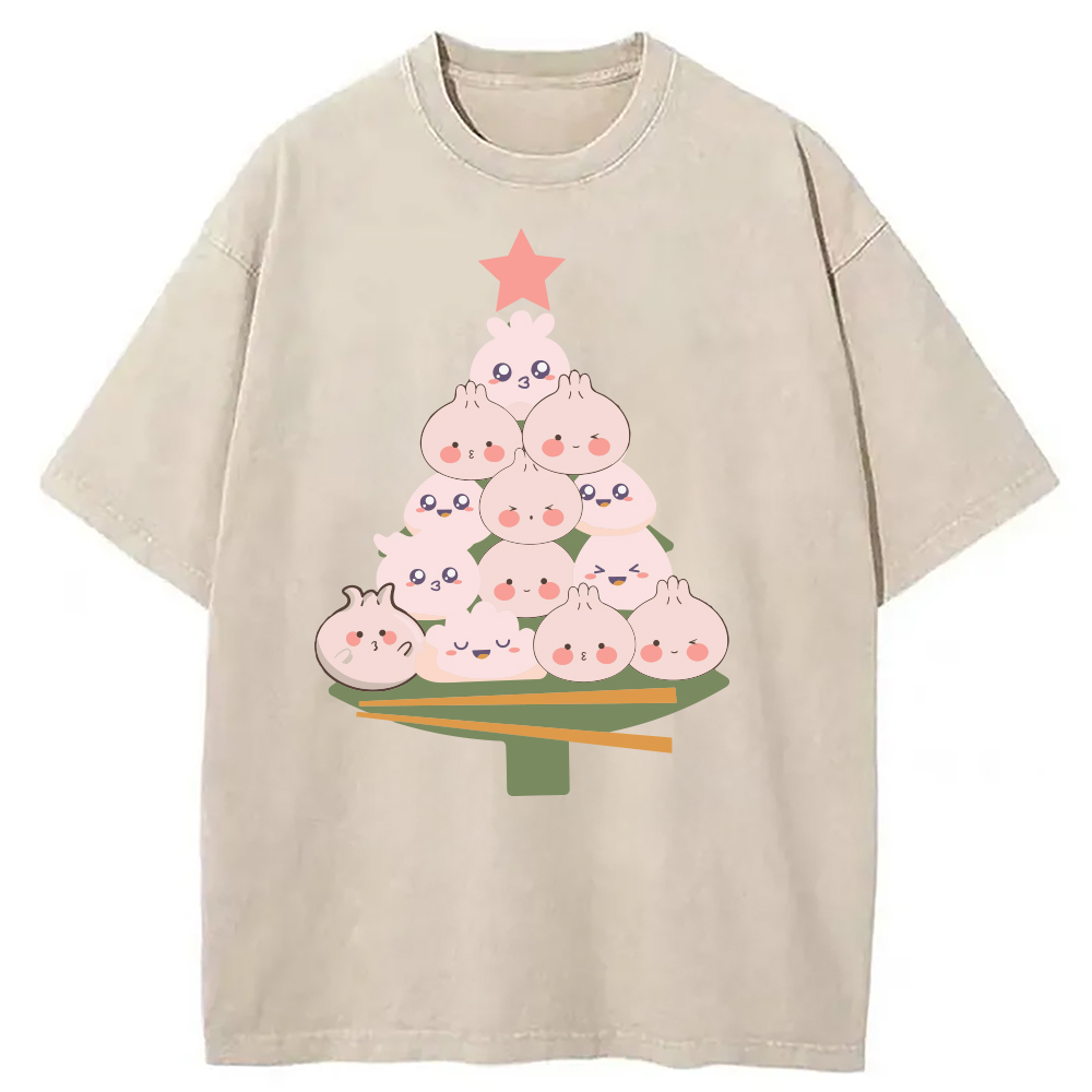Modecanvas Bao Christmas Washed T-Shirt