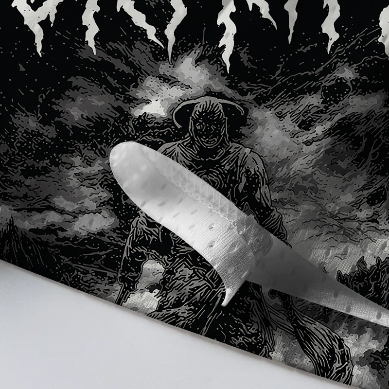 Modecanvas Sky Below Voice Within Mesh Jersey-modecanvas