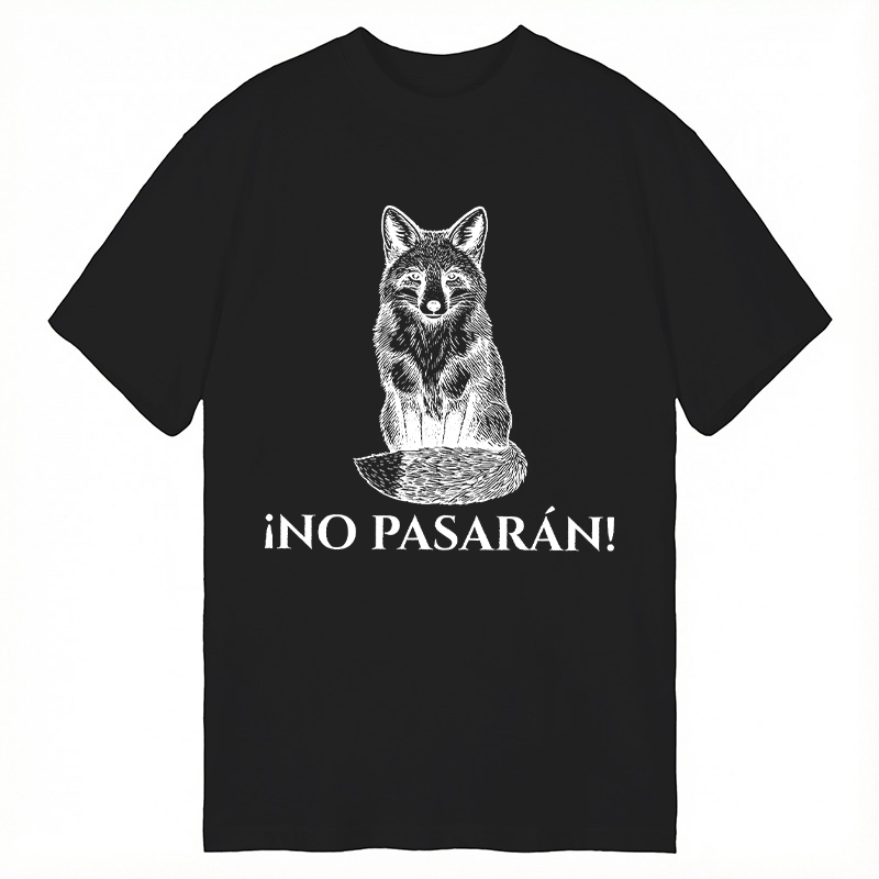Modecanvas No Pasarán Fox DTG Printing Classic T-Shirt