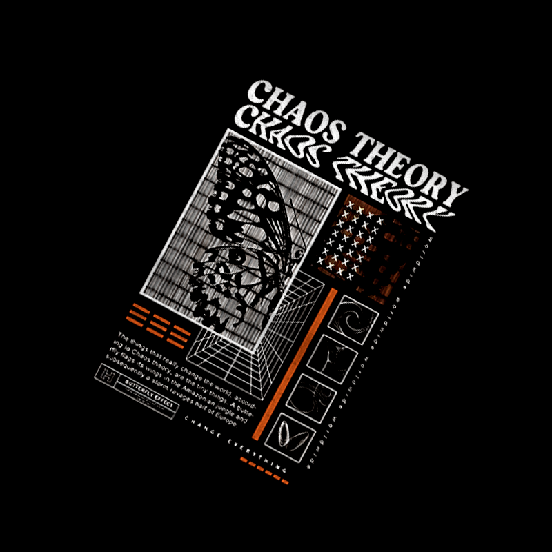Modecanvas Chaos Theory Jersey Short